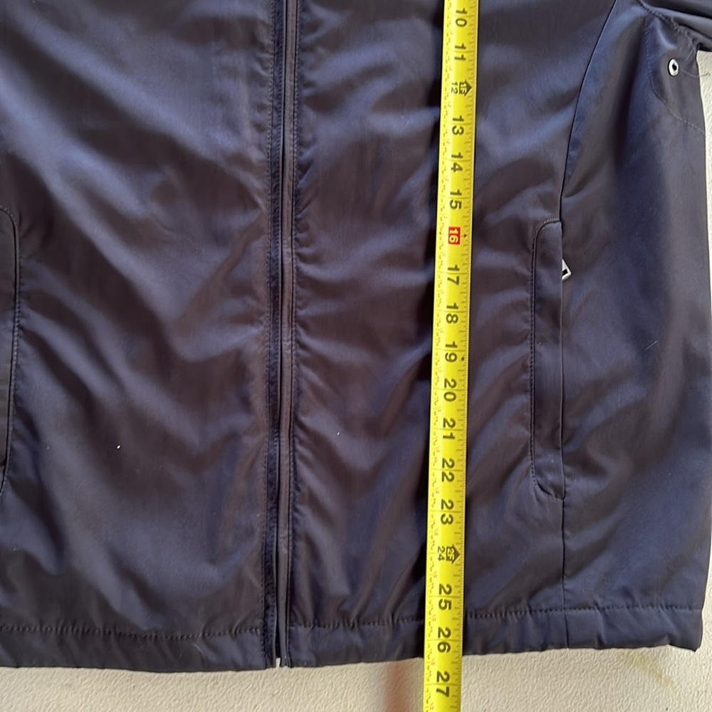 Ralph Lauren Men's Windbreaker/Rain Jacket with Red Logo (M) Navy Blue - Picture 10 of 12